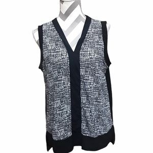 Jones New York Black Sleeveless Pullover Tunic